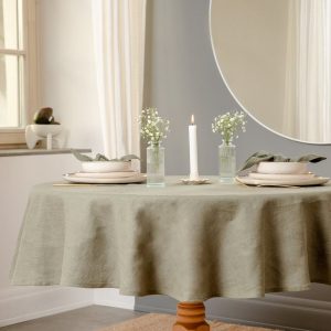 Exquisite Linen Tablecloth Elevate Your Celebrations with Timeless Elegance