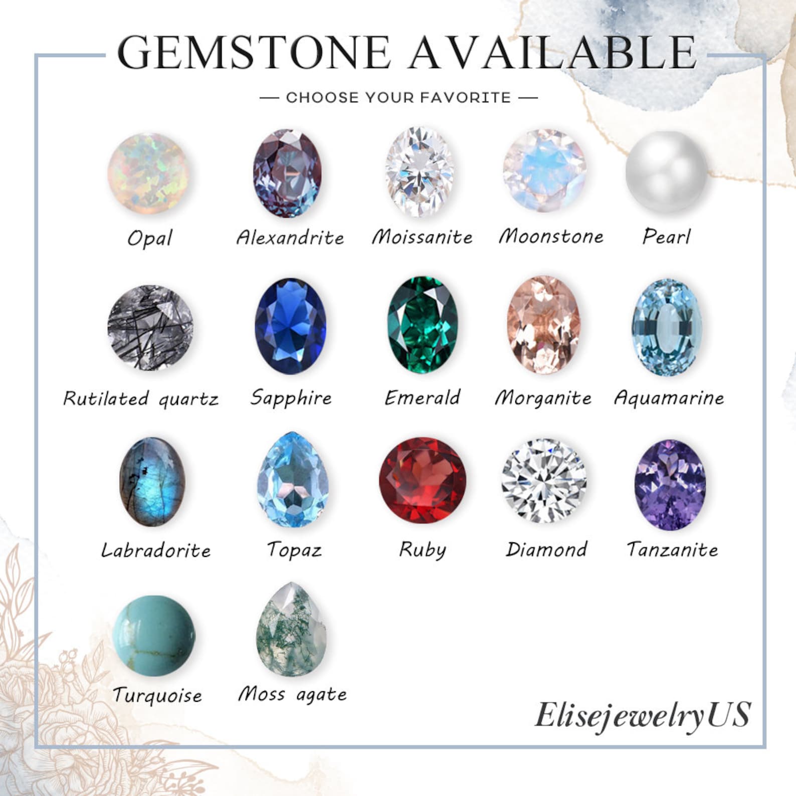 Exquisite Moss Agate Couple Rings A Timeless Symbol of Love and Unity