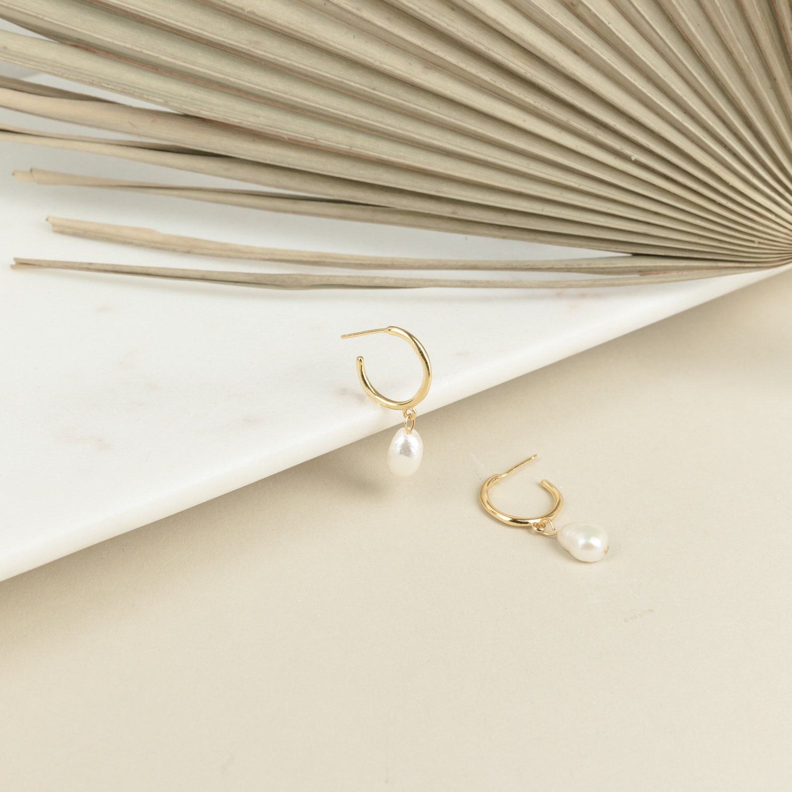 Exquisite Pearl Hoops A Timeless Treasure for Bridesmaids and Beyond