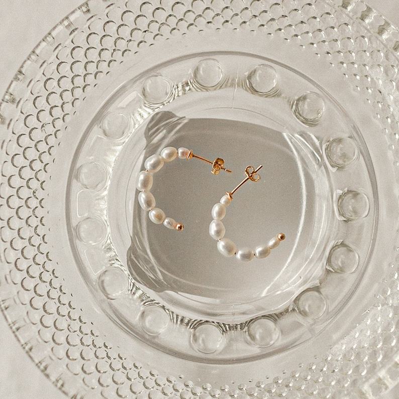 Exquisite Pearl Hoops A Timeless Treasure for Every Occasion