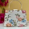 Exquisite Vintage Floral Ethnic Box Bag A Timeless Accessory for Special Occasions