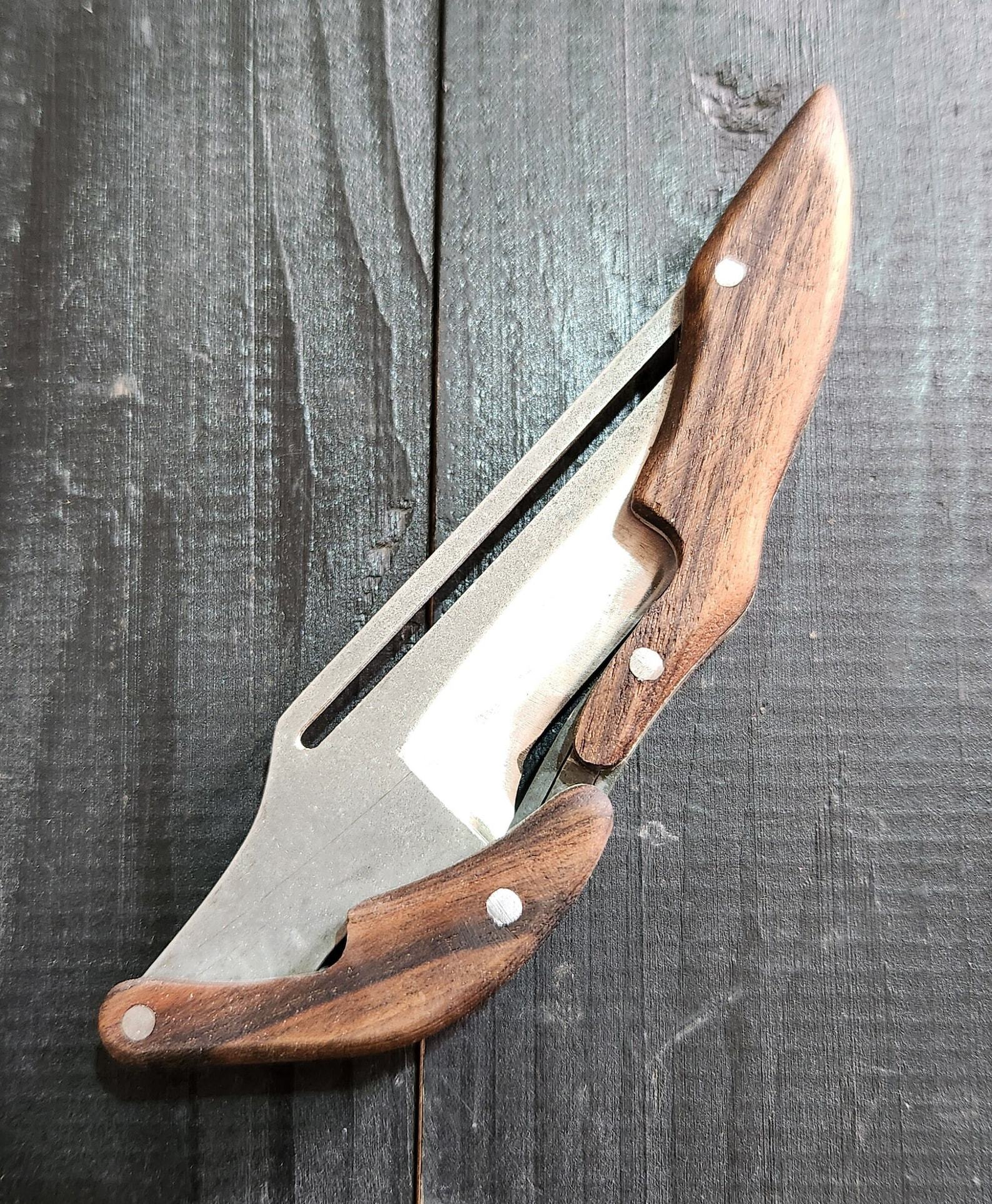 Exquisite Walnut Wood Pocket Knife A Timeless Item for Unforgettable Occasions - Image 2