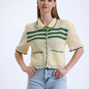 Exquisitely Handcrafted Crochet Shirt A Timeless Summer Staple