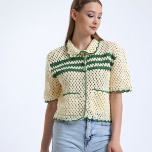 Exquisitely Handcrafted Crochet Shirt A Timeless Summer Staple