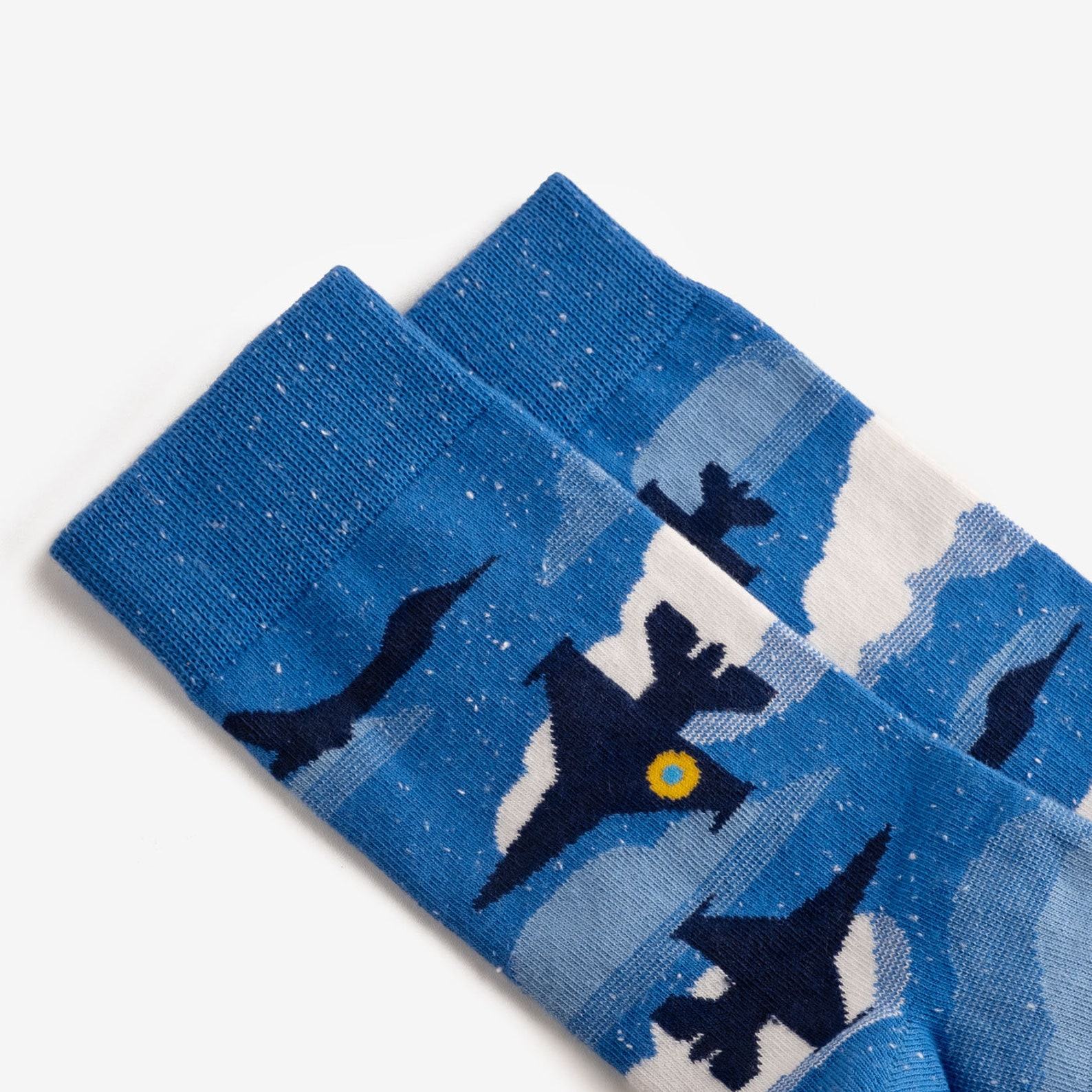 F-16 Fighter Jet Socks Vibrant and Patriotic Socks for Aviation Enthusiasts