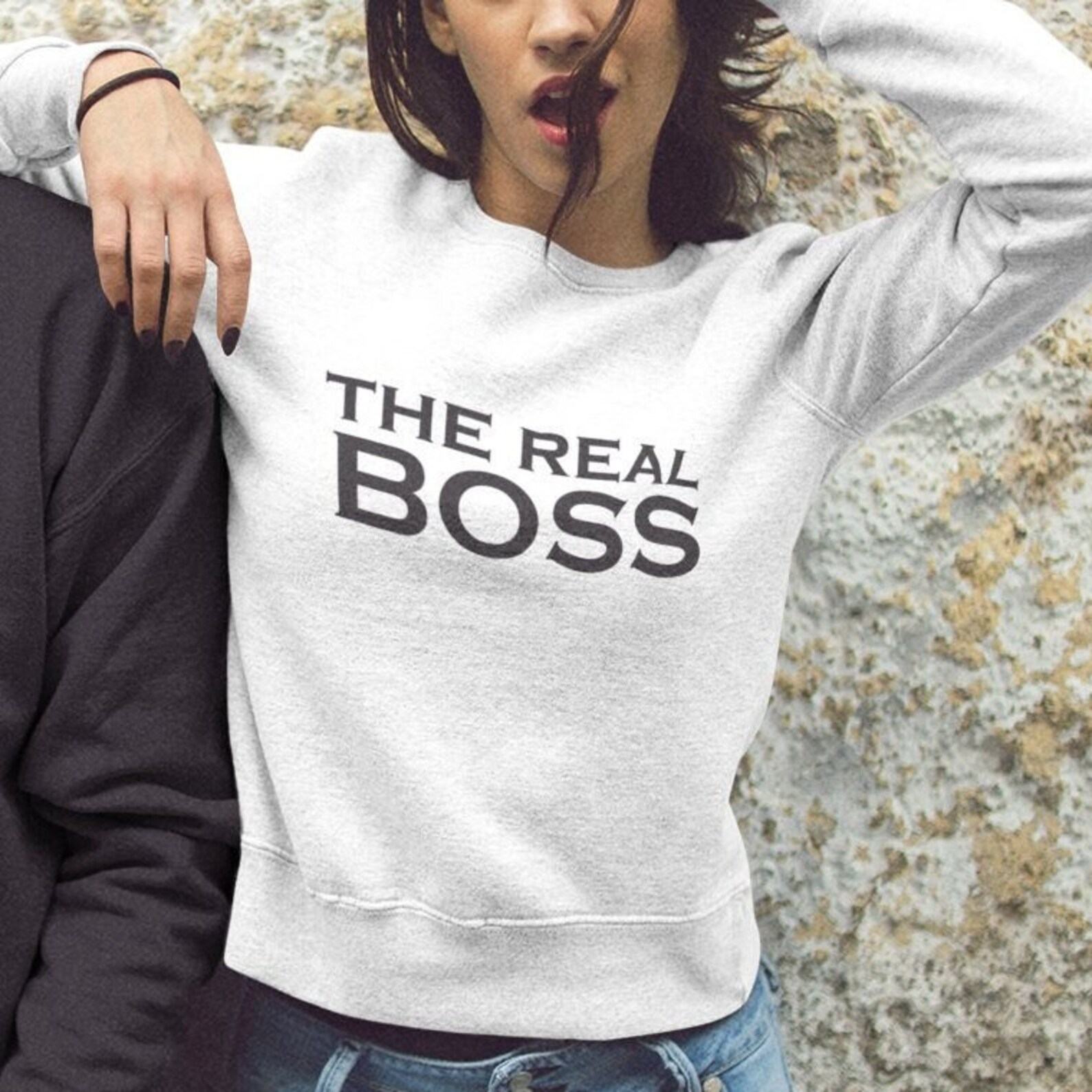 Fall Fashion’s Power Couple The Boss & Real Boss Sweatshirts – A Unique Birthday Item