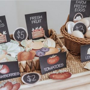 Farmers Market Dramatic Play Set Cultivate Imaginative Play and Market Adventures