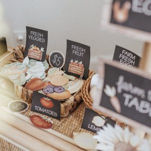 Farmers Market Dramatic Play Set Cultivate Imaginative Play and Market Adventures