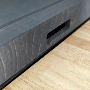 Farmhouse Stove Cover Noodle Board – Handmade Wooden Tray for Gas & Electric Stoves – Black Kitchen Organizer & Serving Board