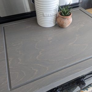 Farmhouse Stove Top Cover – Noodle Board, Cutting Board & Serving Tray – Fits Gas & Electric Stoves