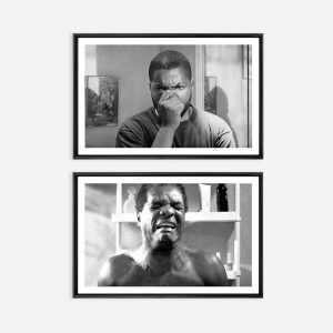 Father-Son Bonding in the Bathroom Hilarious Wall Art for a Splash of Laughter