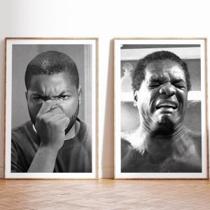 Father-Son Bonding in the Bathroom Hilarious Wall Art for a Splash of Laughter