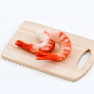 Felt Prawns Dive into Imaginative Play with These Realistic Pretend Food Toys