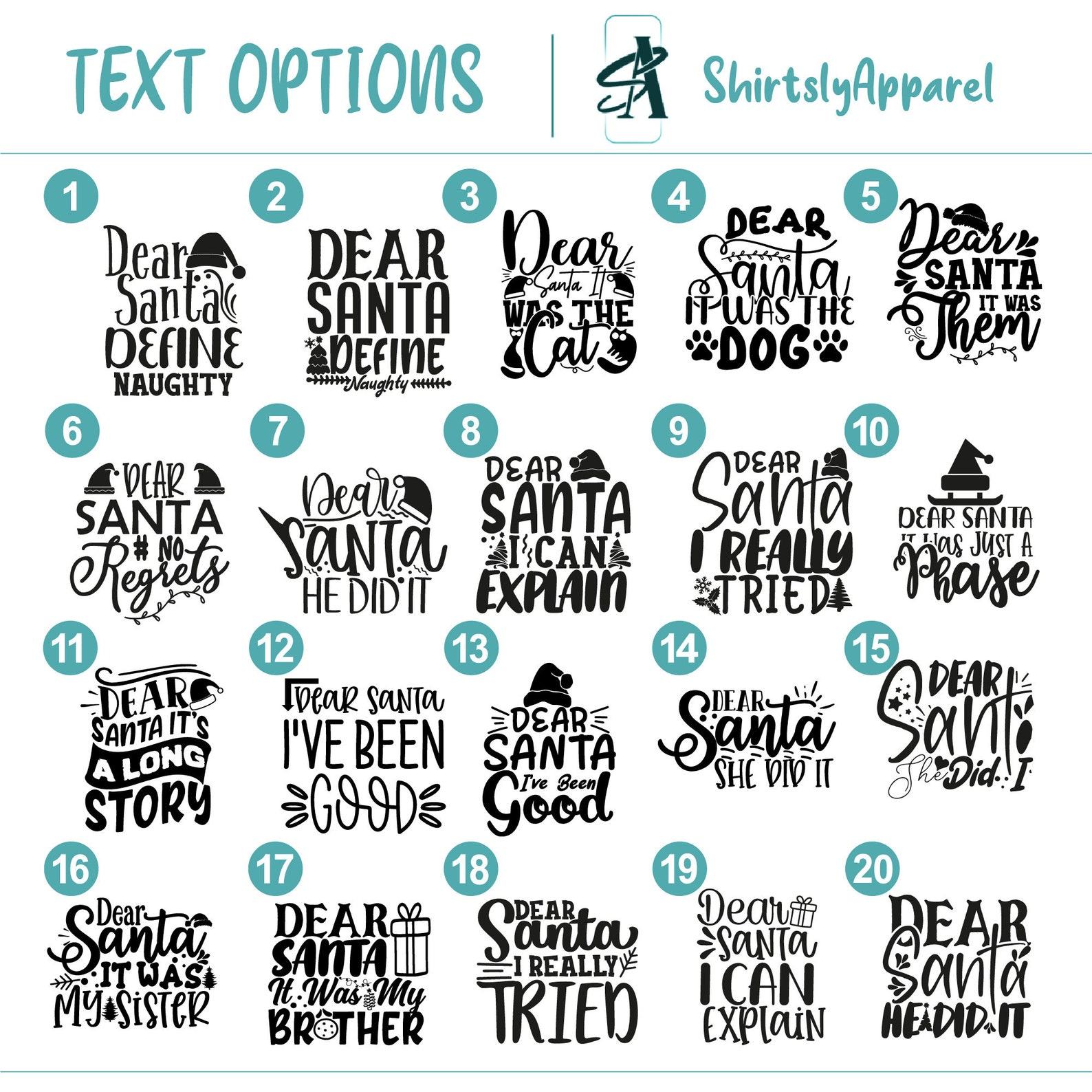 Festive Family Christmas Shirts Spread Holiday Cheer with “Dear Santa” Squad Tees