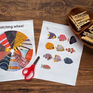 Fishy Fun Match and Learn with Our Printable Pattern Matching Wheel