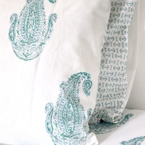Floral Fantasy Bohemian Bliss for Your Summer Nights | Block Printed Bedspread & Duvet Cover
