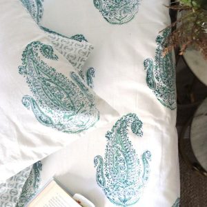 Floral Fantasy Bohemian Bliss for Your Summer Nights | Block Printed Bedspread & Duvet Cover