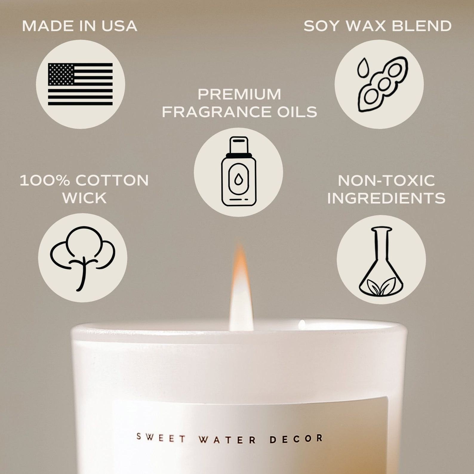 Floral Haven Indulge in 50 Hours of Aromatic Bliss with Our Soy Candle - Image 4