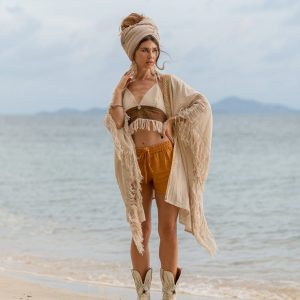 Flowing Fringe Kimono Unisex Style for Effortless Elegance