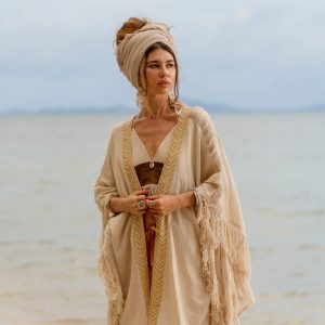 Flowing Fringe Kimono Unisex Style for Effortless Elegance