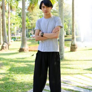 Flowy Black Harem Pants Versatile Comfort for Yoga, Dance, and Beyond