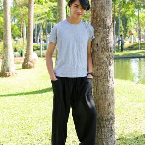 Flowy Black Harem Pants Versatile Comfort for Yoga, Dance, and Beyond