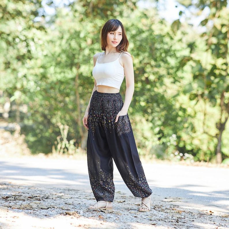 Flowy Boho Harem Pants Embrace Bohemian Style and Comfort