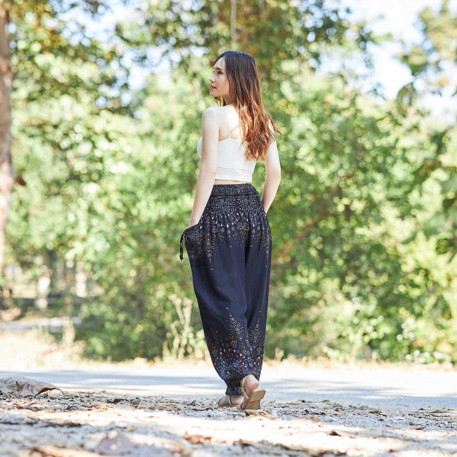 Flowy Boho Harem Pants Embrace Bohemian Style and Comfort