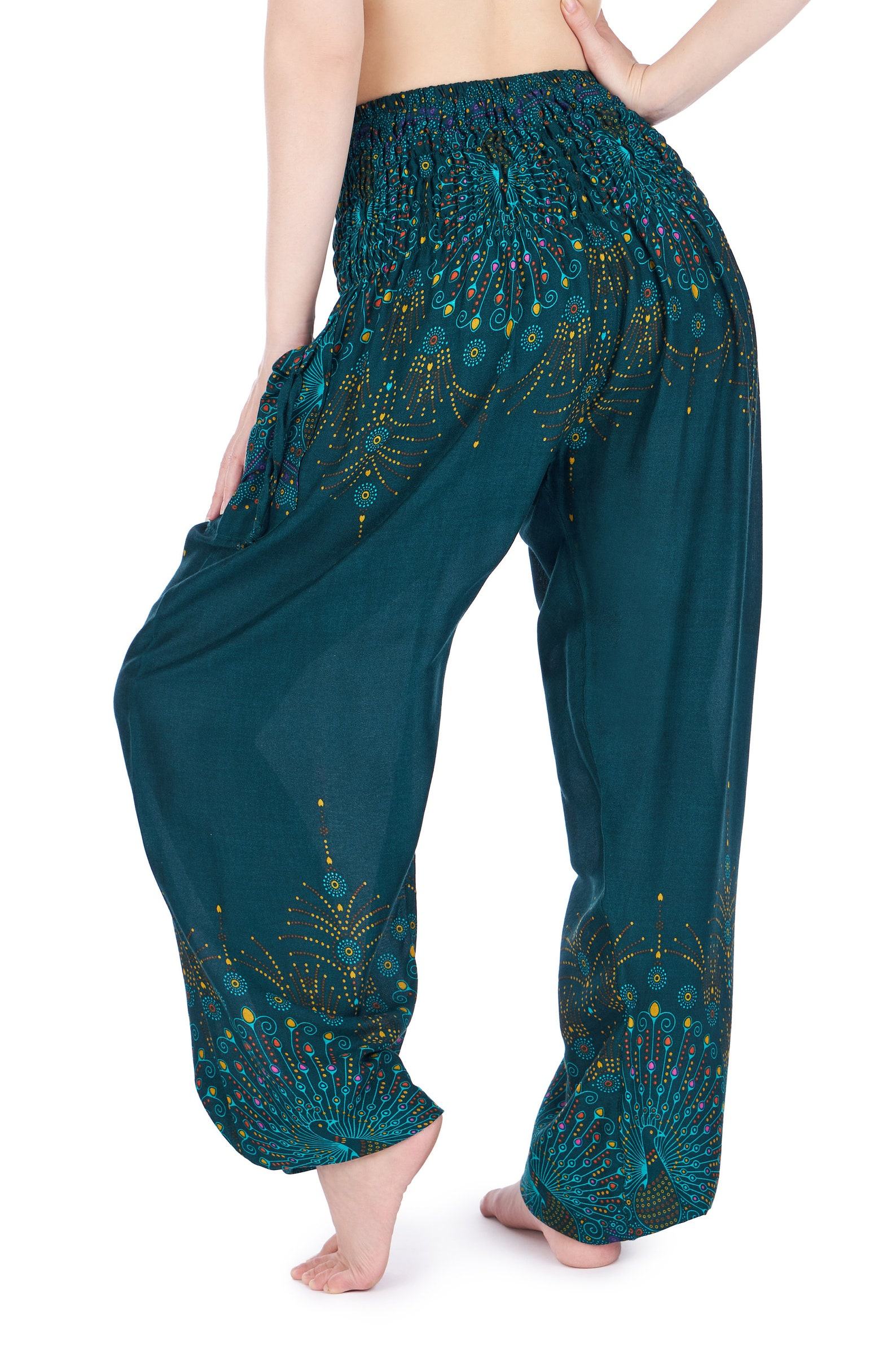 Flowy Boho Harem Pants Embrace Bohemian Style for Summer - Image 6