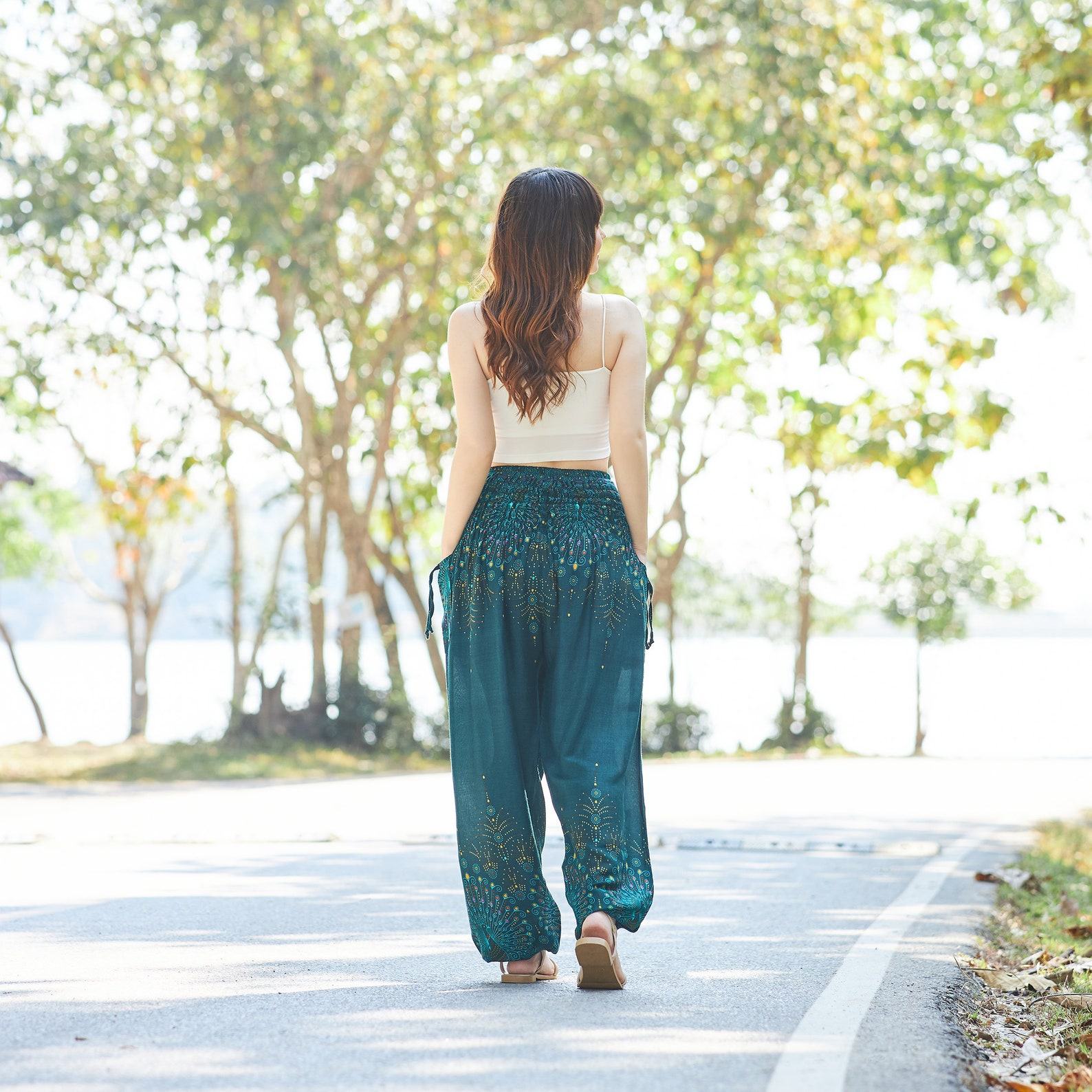 Flowy Boho Harem Pants Embrace Bohemian Style for Summer