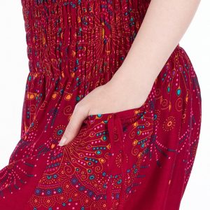 Flowy Boho Harem Pants Embrace Bohemian Style with Burgundy Yoga Trousers