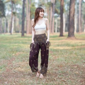 Flowy Boho Pants Embrace Bohemian Chic with Our Harem Yoga Trousers