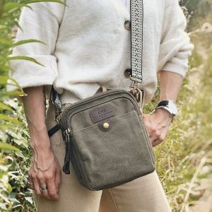 Foragers Canvas Bag Durable and Eco-Friendly Companion for Nature Enthusiasts