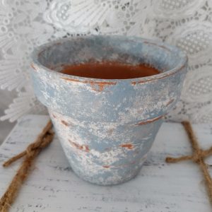 French Country Charm Rustic Terracotta Planter with Aged Elegance