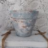French Country Charm Rustic Terracotta Planter with Aged Elegance