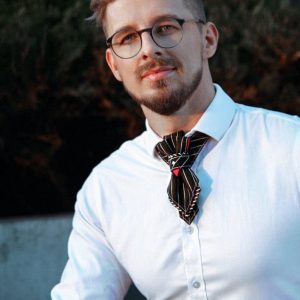 Freya Grey and Cream Striped Cushion with Duck Feather Pad – Comfort and Style in One