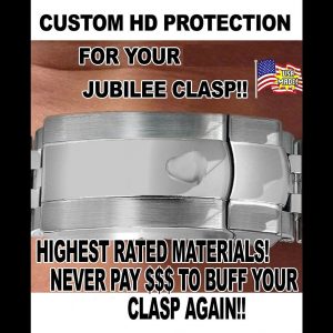 FULL Clasp HD Clear Protection Anti-Scratch Watch Protector Clasp Protector Compatible with ROL, Accessory to Protect Your Timepiece! Set x2