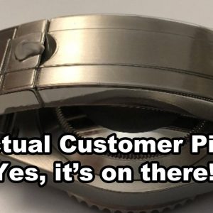 FULL Clasp HD Clear Protection Anti-Scratch Watch Protector Clasp Protector Compatible with ROL, Accessory to Protect Your Timepiece! Set x2