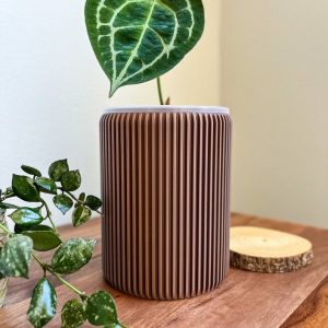 Gansal Modern Planter Pot Elevate Your Home Decor with Clear, Drainage-Enabled Pots for Indoor Plants