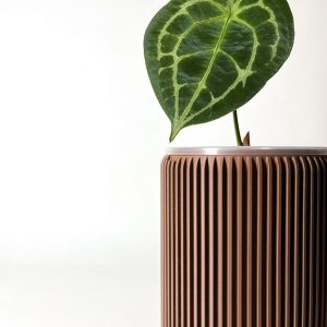 Gansal Modern Planter Pot Elevate Your Home Decor with Clear, Drainage-Enabled Pots for Indoor Plants