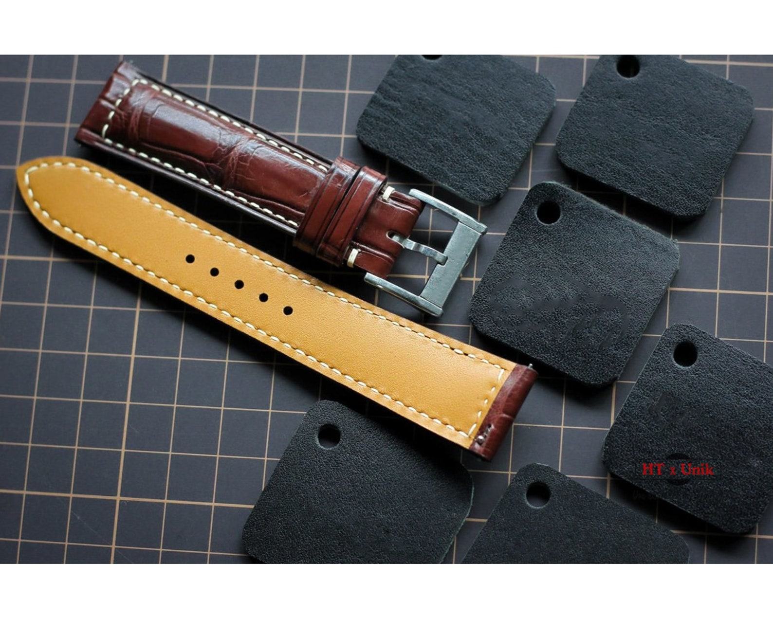 Genuine Alligator Watch Strap Elevate Your Timepiece with Luxury and Style - Image 2