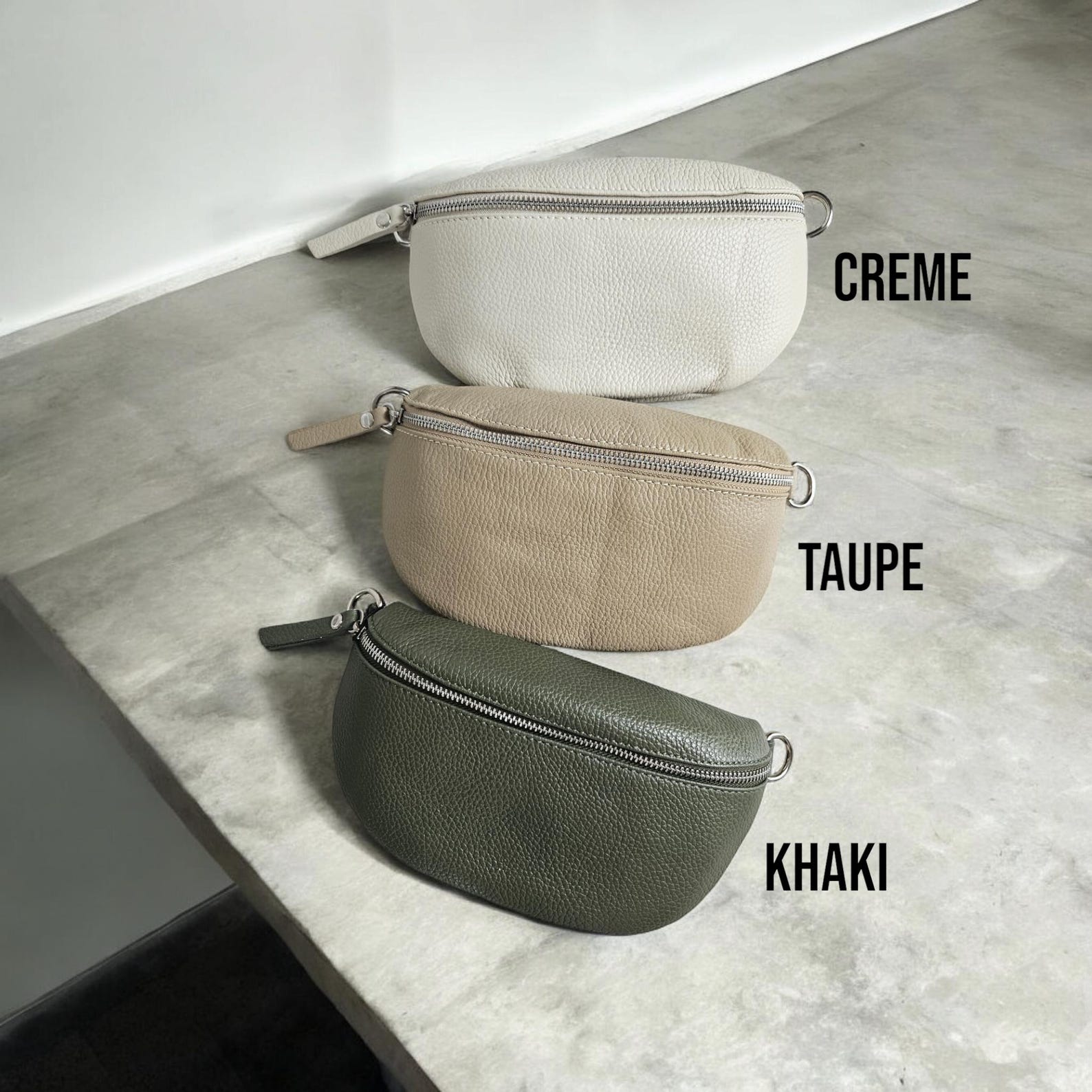 Genuine Leather Bum Bag Versatile Crossbody, Shoulder, or Belt Bag with Premium Leather Strap