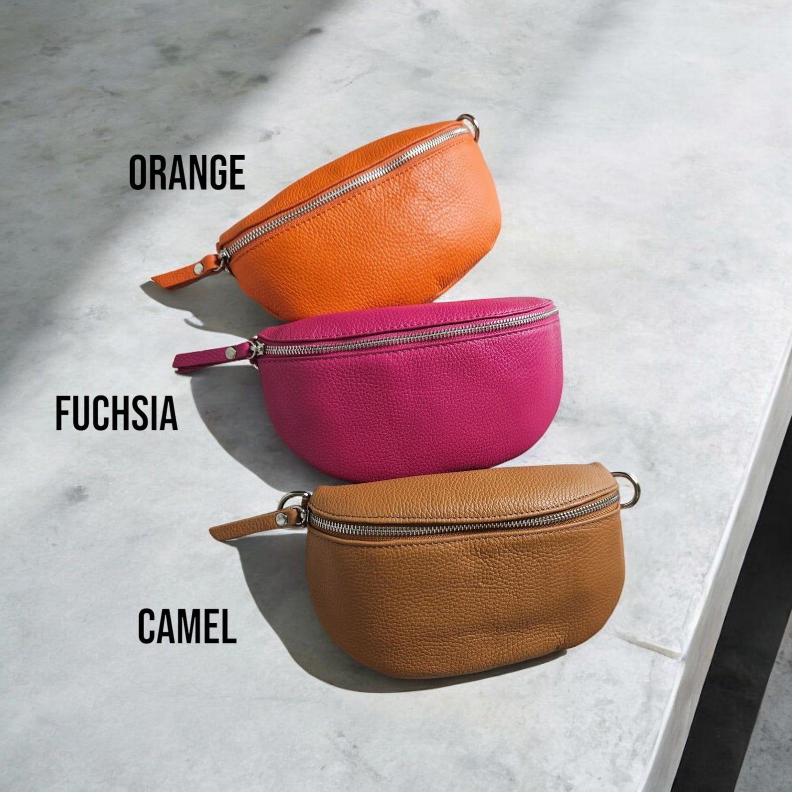 Genuine Leather Bum Bag Versatile Crossbody, Shoulder, or Belt Bag with Premium Leather Strap