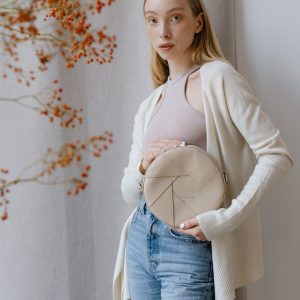 Genuine Leather Crossbody Bag The Interesting  Item for Her