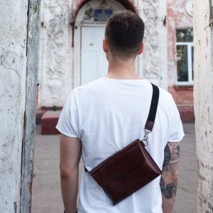 Genuine Leather Crossbody Bag The Ultimate Accessory for Modern Men