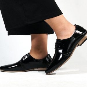 Genuine Leather Handmade Point Toe Oxford Heels in Vibrant Colors