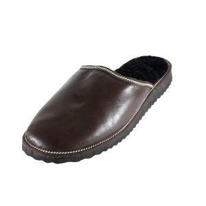 Genuine Leather Sheepskin Slippers for Men Ultimate Comfort and Warmth