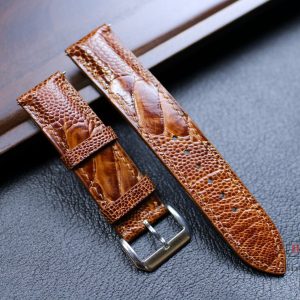 Genuine Ostrich Foot Leather Watch Band Elevate Your Timepiece with Exotic Luxury