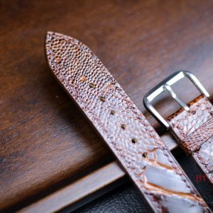Genuine Ostrich Foot Leather Watch Band Elevate Your Timepiece with Exotic Luxury