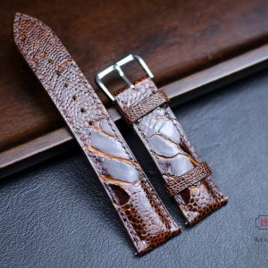 Genuine Ostrich Foot Leather Watch Band Elevate Your Timepiece with Exotic Luxury